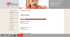 Desktop Screenshot of musikschule-ebersbach.de